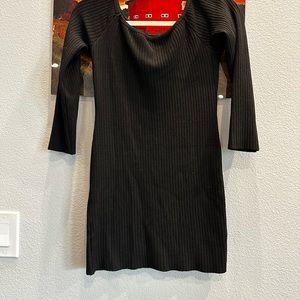 black cocktail dress